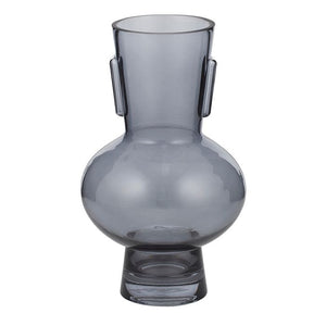 Bergen Glass Vase in Grey