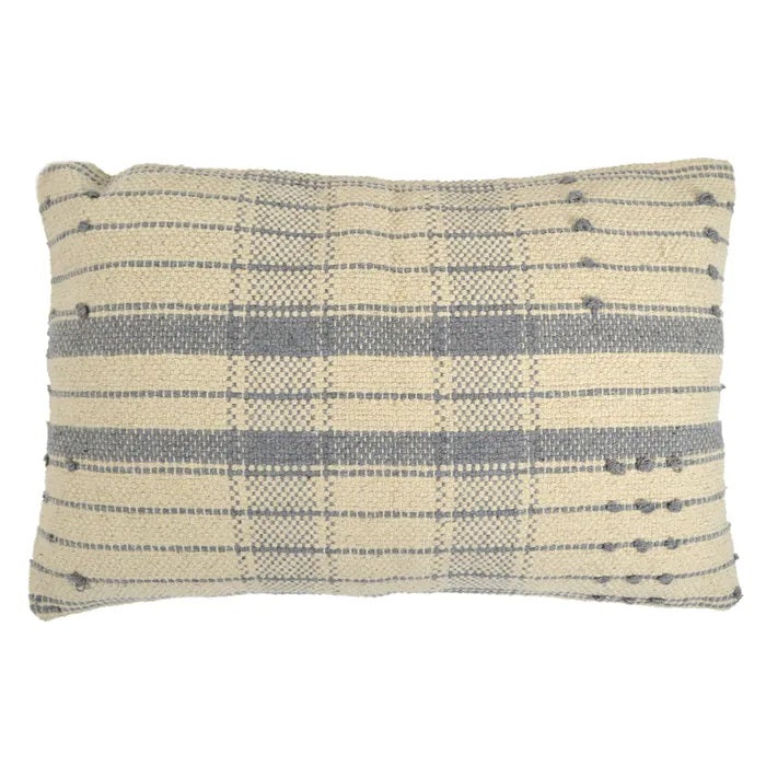 Hamptons Style Decor Perth - Cushion Cotton Cushion Light Blue strips