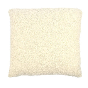 Beige Soft Wool Cushion