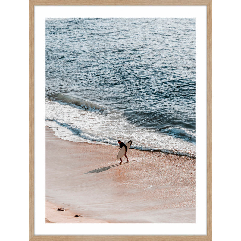 (HOLD) Framed Beach Surfer