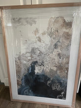 Load image into Gallery viewer, (HIRED) Framed - Ocean Splash - Indigo
