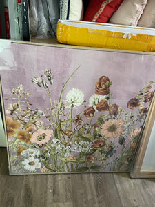 (HIRED) Framed Spring Flowers canvas print