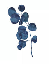 Load image into Gallery viewer, Framed Blue Leaves - Print B
