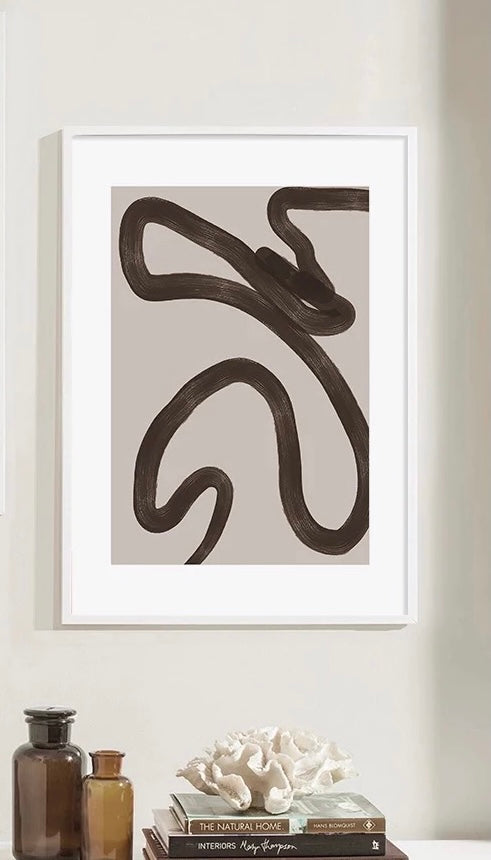 (HIRED) Abstract  Minimalist Brush Drawing