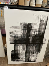 Load image into Gallery viewer, Abstract Brush Stroke Black - Print B
