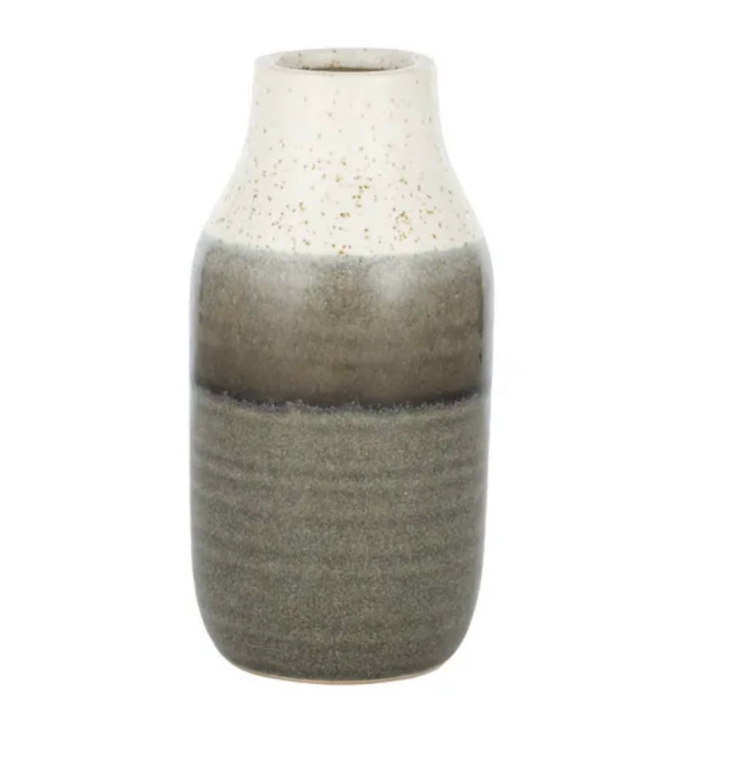 Genie Ceramic Vase in  Khaki