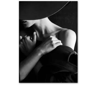 (HIRED) Framed Photo Portrait  Black & White - Print E