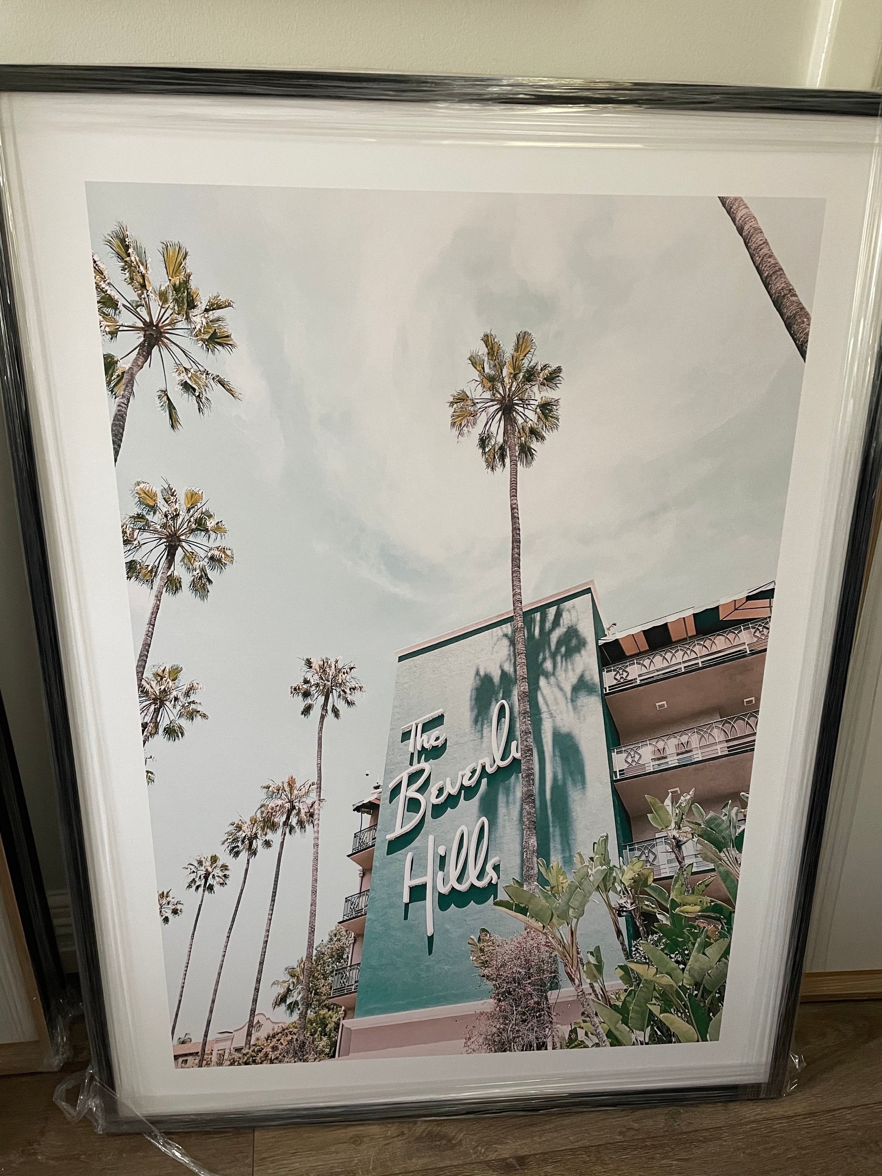 (HIRED) Framed - Beverly Hills - Print A