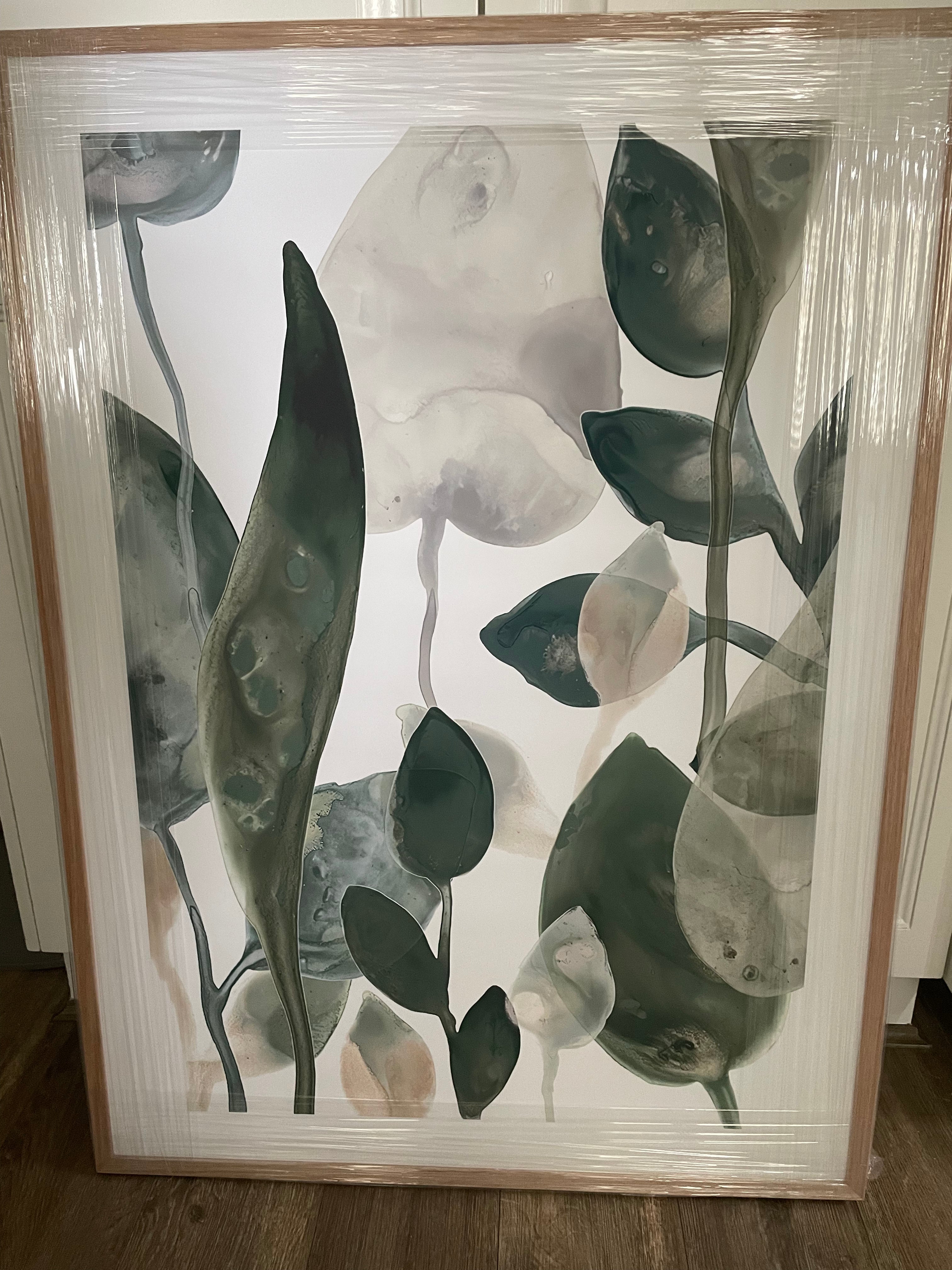 (HIRED) Framed - Water Leaves - Print A