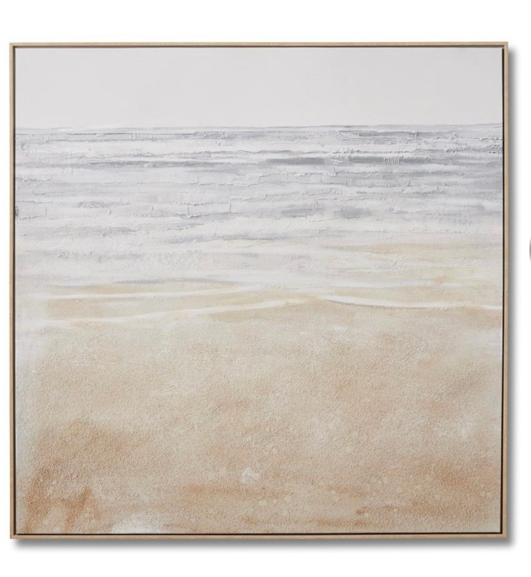 (HIRED) Framed - Shorebreak Textured Canvas