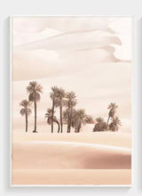 Load image into Gallery viewer, Canvas Prints unframed sun orange colours palm trees 
