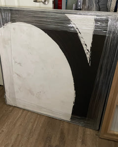 (HIRED) Framed Abstract framed Minimalist Black Arch