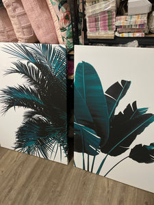 Palm Teal - Print B